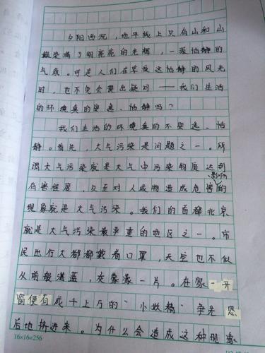 2010年上海中考满分作文：黑板上的记忆（2）_800字