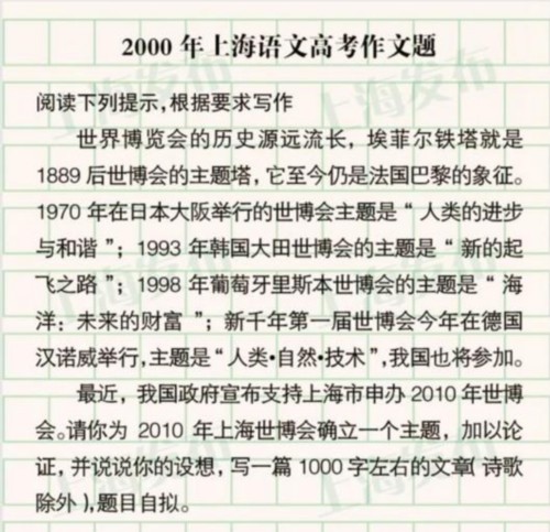 2004年陕西高考作文专题