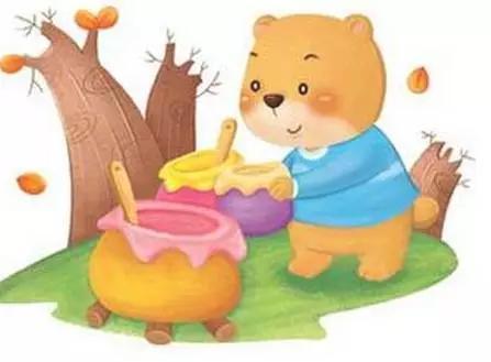 小熊吃蜂蜜