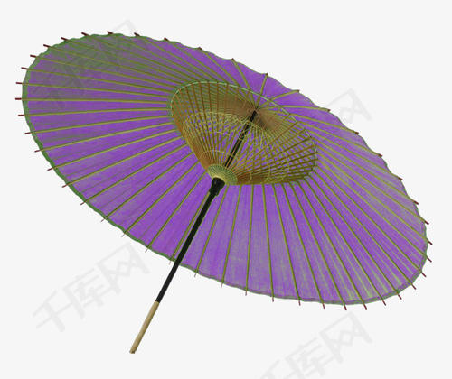 紫色太阳伞