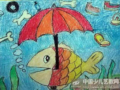 鱼也用雨伞