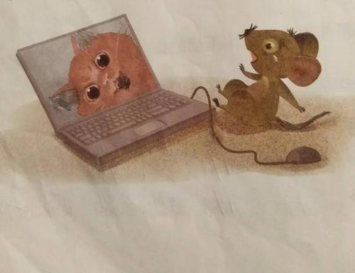 小老鼠玩电脑
