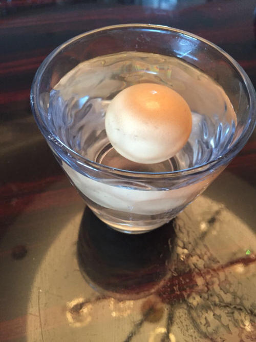 实验使水中的鸡蛋漂浮