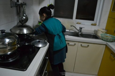 第一次洗碗和筷子