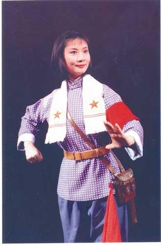 我第一次在中学唱北京歌剧。