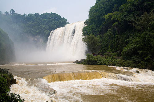 旅游Huangguo瀑布