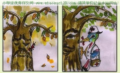 啄木鸟和大树的故事