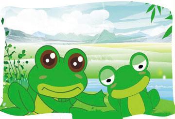 小蛙呱呱系列童话故事 - 没有比较，不要炫耀_800字