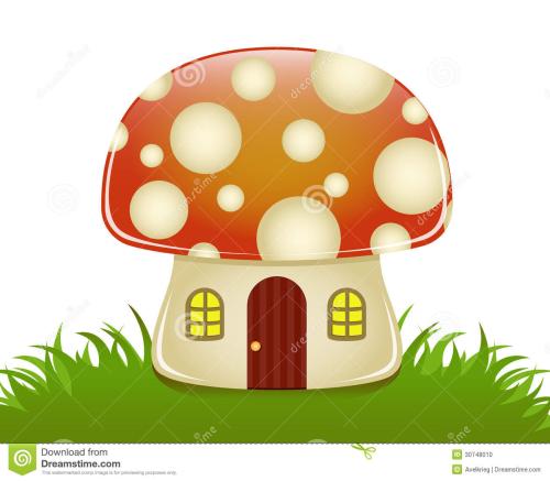 美丽的蘑菇房子_200字