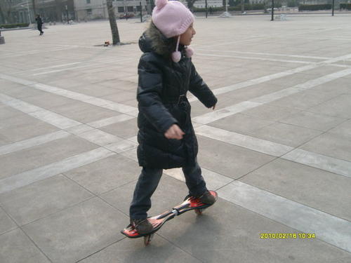 我学会了溜冰鞋_550字