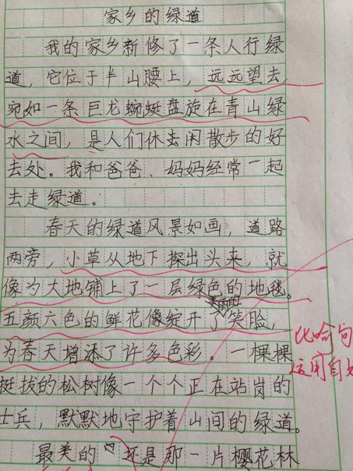 签字 四年级叙事作文700字