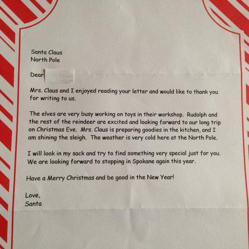 给“圣诞老人”的一封信 写给圣诞老人的信300字