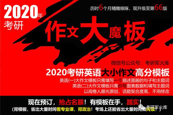 2020大小作文高分模板！