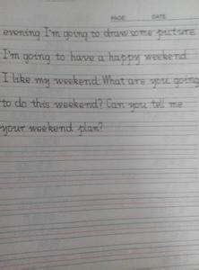 我的周末英语作文