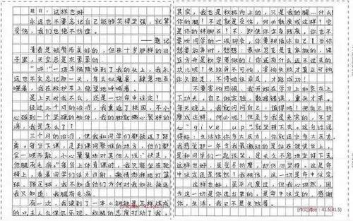 “美”与美 优秀记叙文600字