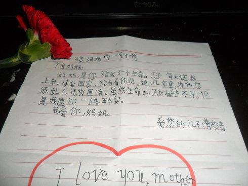五年级书信：妈妈，我爱您_450字