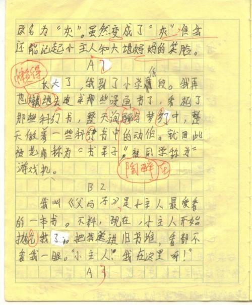 书的印记 我和书的故事作文1000字