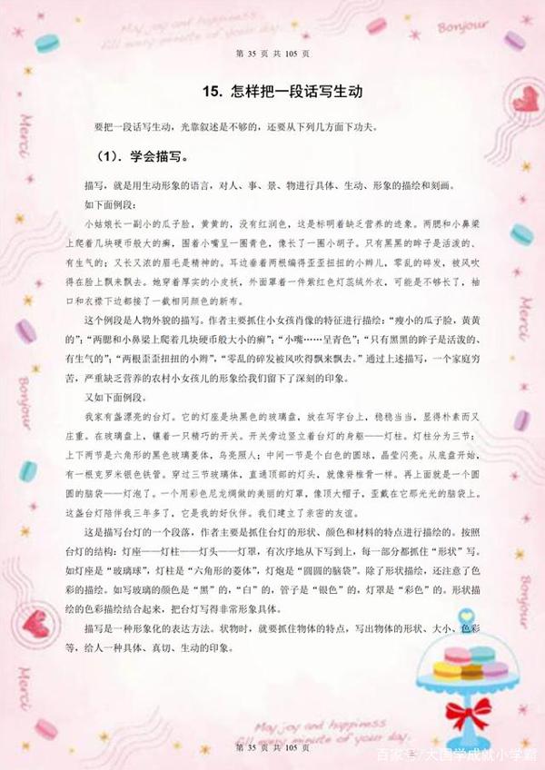 小学：名师指导 小升初作文满分的秘密及专项练习 1