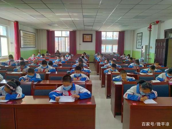 静宁县城关镇学区举办中年级作文竞赛活动