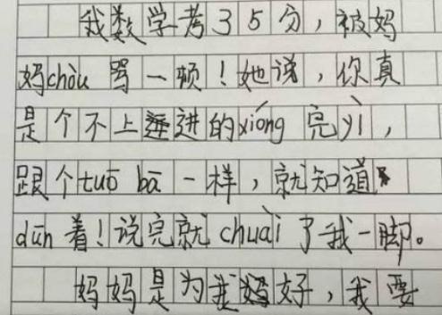 小学生一篇作文写了“9个字”，老师直接给100分，网友大呼有才 1