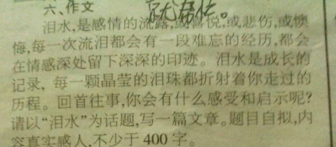 关于感动的作文：感动_700字