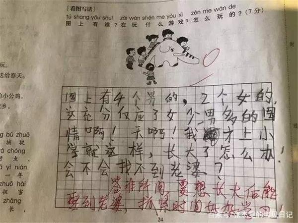 小学生0分作文走红，思路清奇气坏全家，老师：智商太高我教不了 4