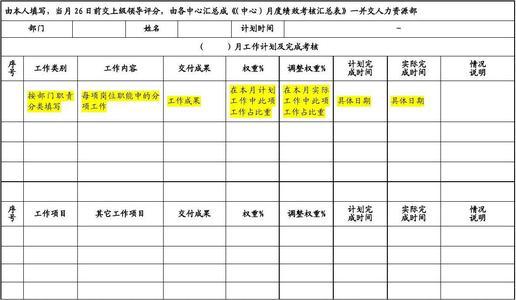 公司员工个人工作计划