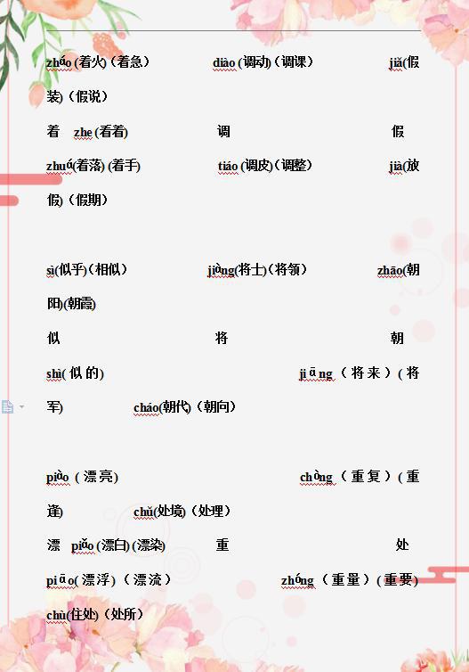 三年级下册语文：词语+句子+阅读练习题，天天练，小学作文不词穷 1