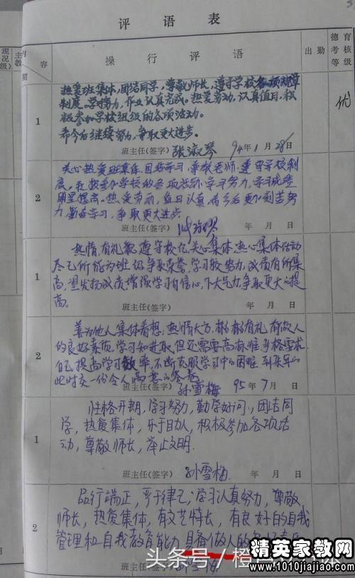 高中生自我评语5篇