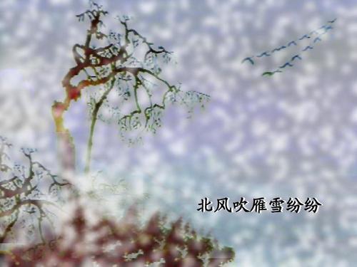 [七月浅谈] 北风吹雁雪纷纷_1500字