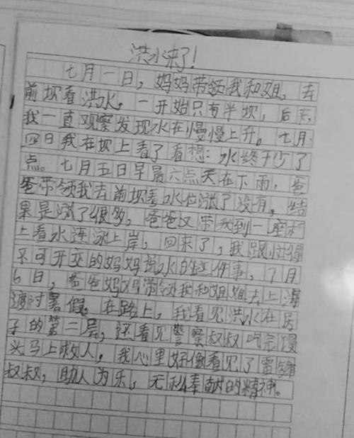 如梦假日作文850字