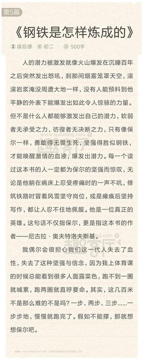 《钢铁是怎样炼成的》读书笔记1000字5篇