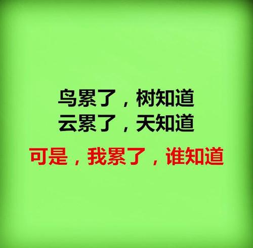 我累了_300字