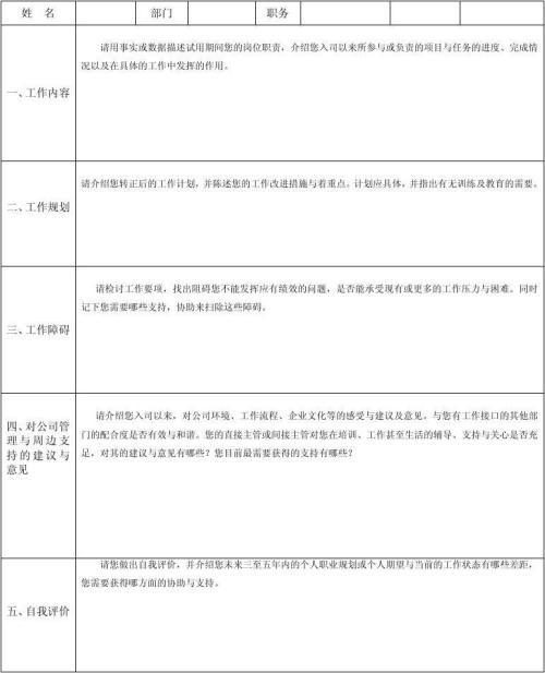 最新员工转正述职报告范文