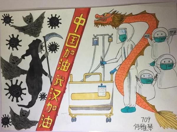 杭州这个中学的语文老师们出了三道“抗疫”作文题，同学们的思路也是很天马行空 1