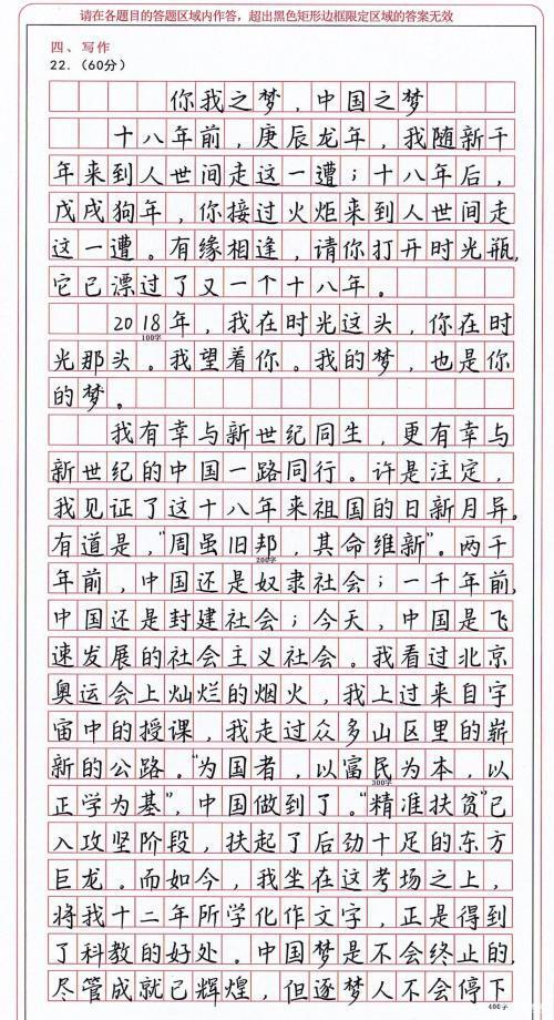 2005年浙江高考优秀作文：中国飞人_750字