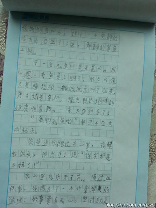 钓鱼-小学写事作文600字