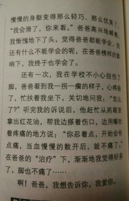 父爱可以不深沉 记一次远足活动作文700字