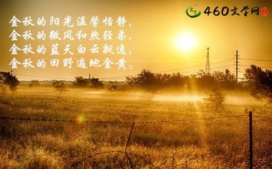 秋天的一句话：我喜欢秋天的550字