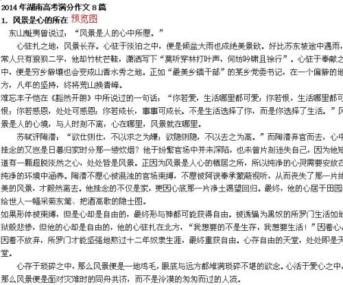 2013北京高考满分组成：少年，关掉手机_1200字