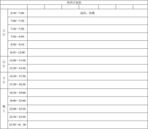 我的学习计划（6）