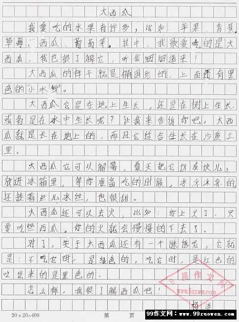 关于水果的成分：购买水果_800字