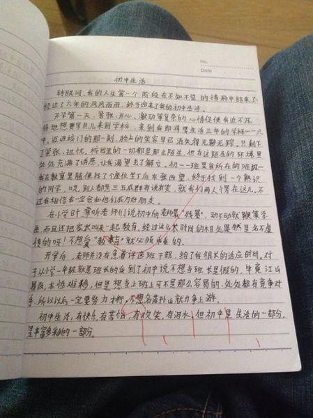 初中生活作文：我的初中生活_650字