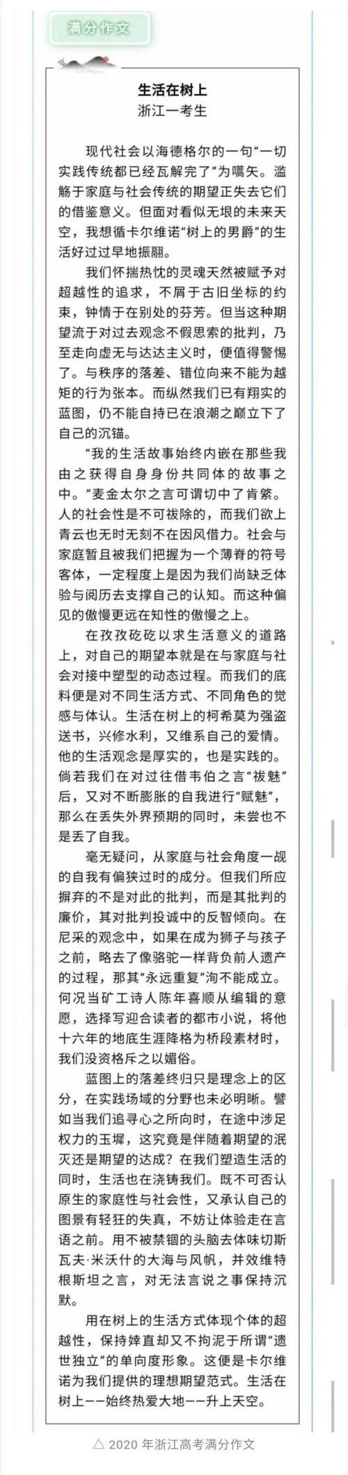2019年上海高考满分三：越“中国味”，越“全球化”