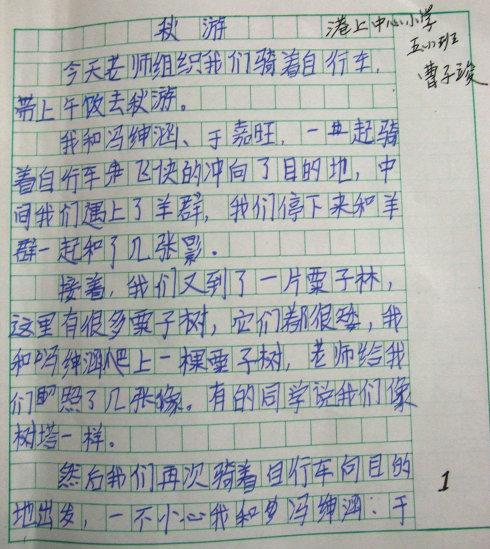 备注和组成：富华游乐园550字