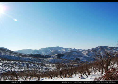 云山的冬天