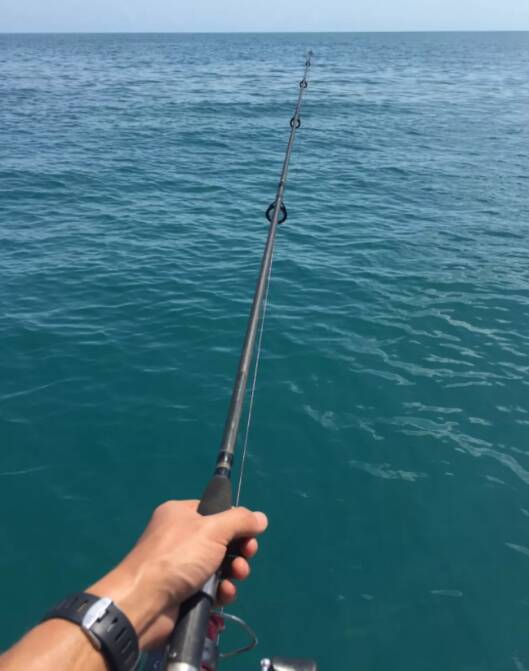 我第一次海上钓鱼