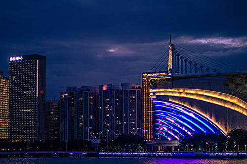 珠江新城的夜景
