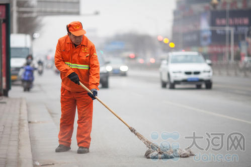 杰出的环卫工人