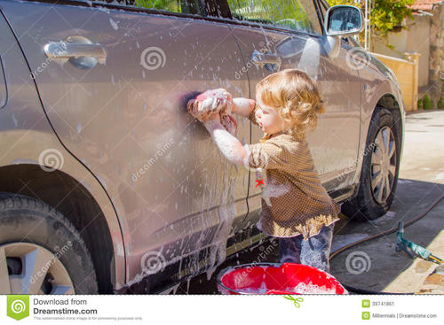 帮爸爸洗车